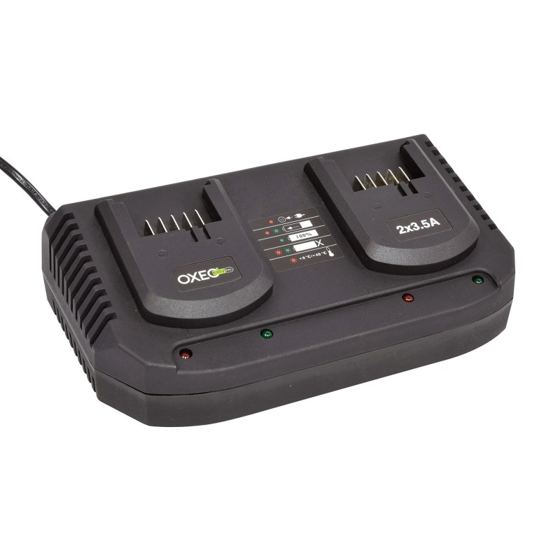 Chargeur double super rapide batterie 18V