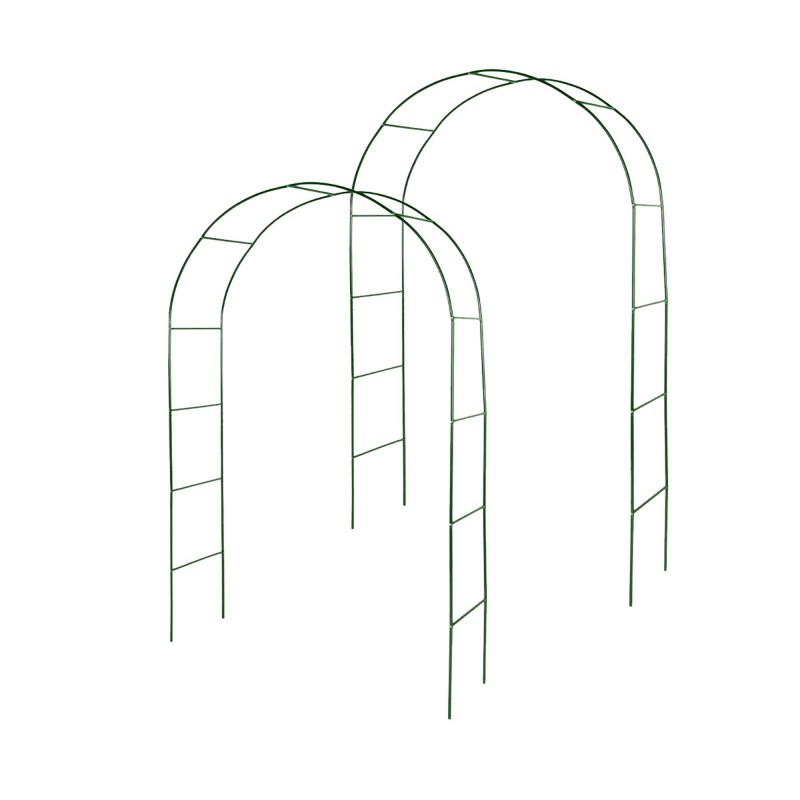2 Arches de jardin métallique pour plantes grimpantes en vente