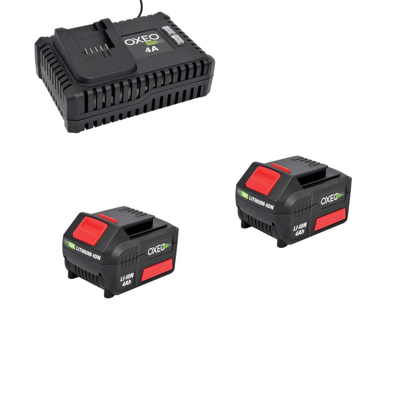 Deux batteries et chargeur super rapide de batterie 18V 2.4A