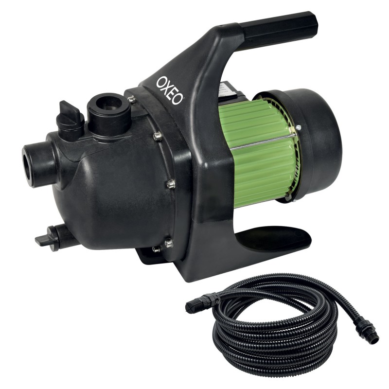 Bomba de agua de superficie 800w con 1 manguera de 7m - 3200 l/h