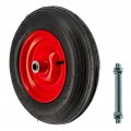 Inflatable wheelbarrow wheel with 20mm axle