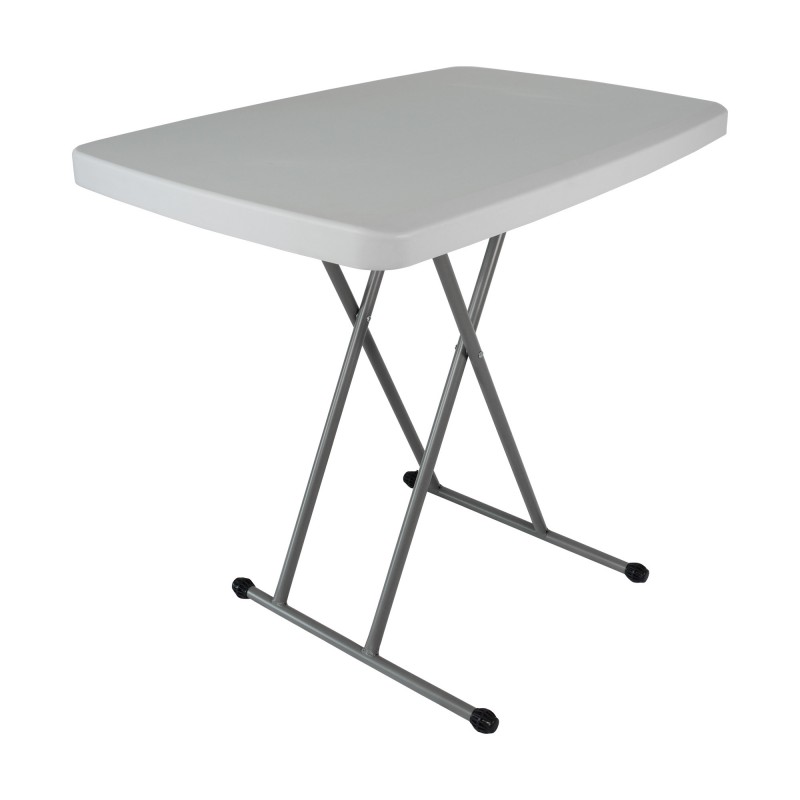 Mesa plegable compacta - Alturas regulables