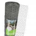 Grillage à poule 30 mètres Hauteur 1m acier galvanisé maille hexagonale