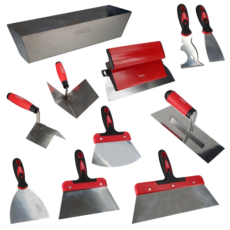 Plasterer's tool kit, 11 tools