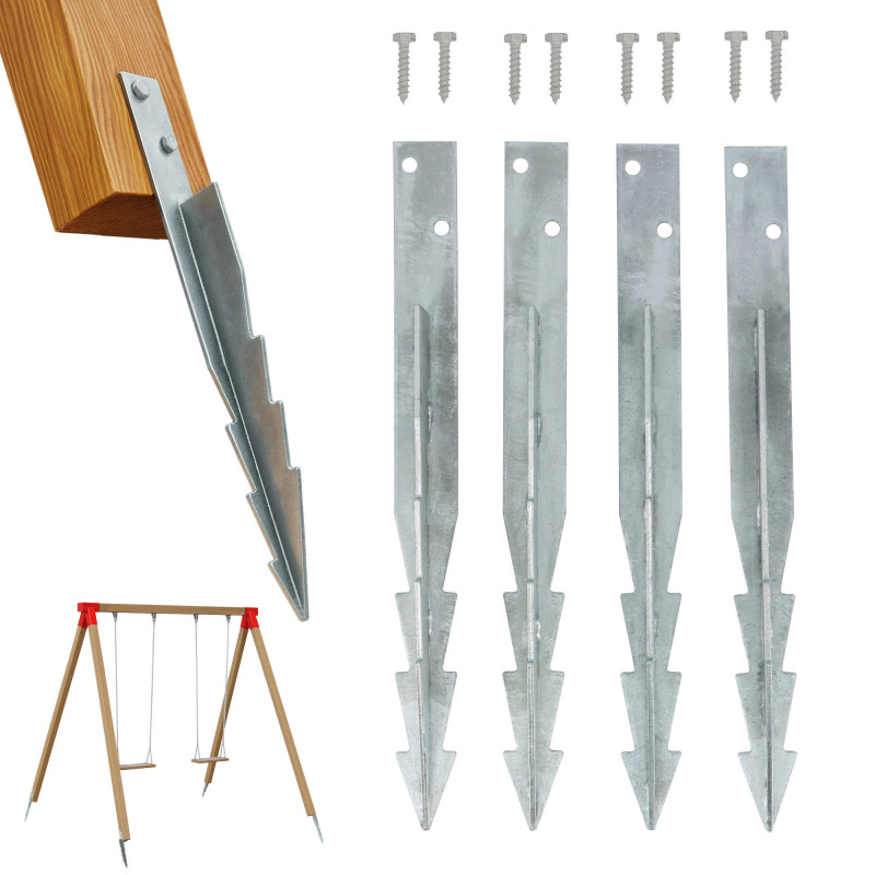 Swing ground anchor kit