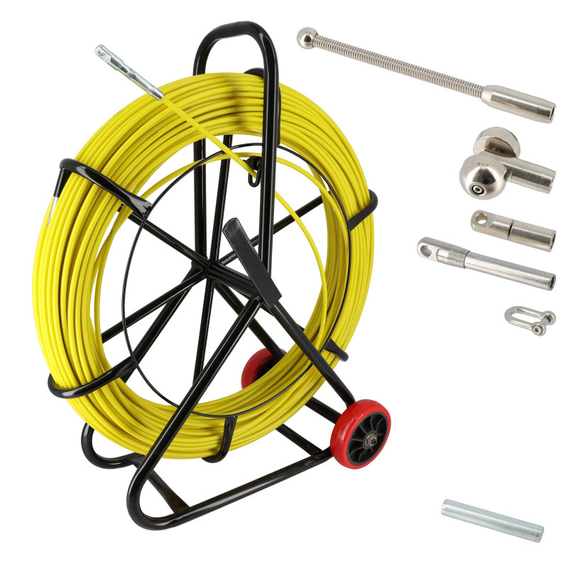 Aguja para sacar hilo en carrete con ruedas de 8 mm