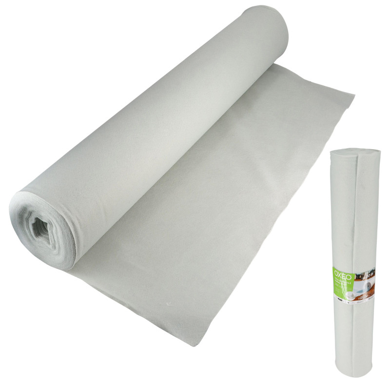 Toile géotextile longueur 30Mx1M blanc
