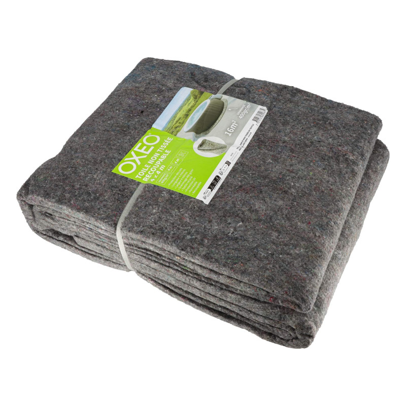 Tecido não tecido para proteção de pavimentos - 400 g/m² - 4 x 4 m