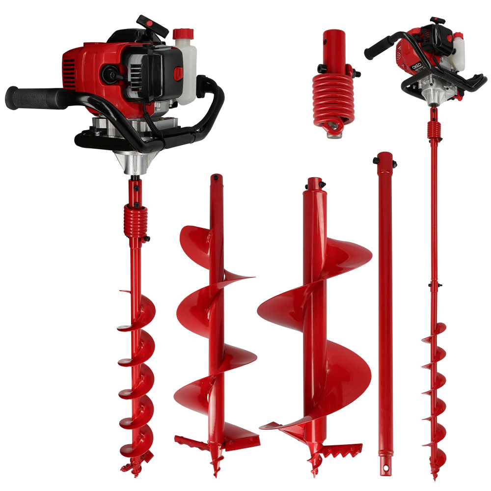 Trivella termica 52 cc - 2 CV - 3 punte da 100, 200 e 300 mm di diametro